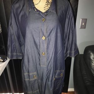 EShakti denim dress 24W/3X